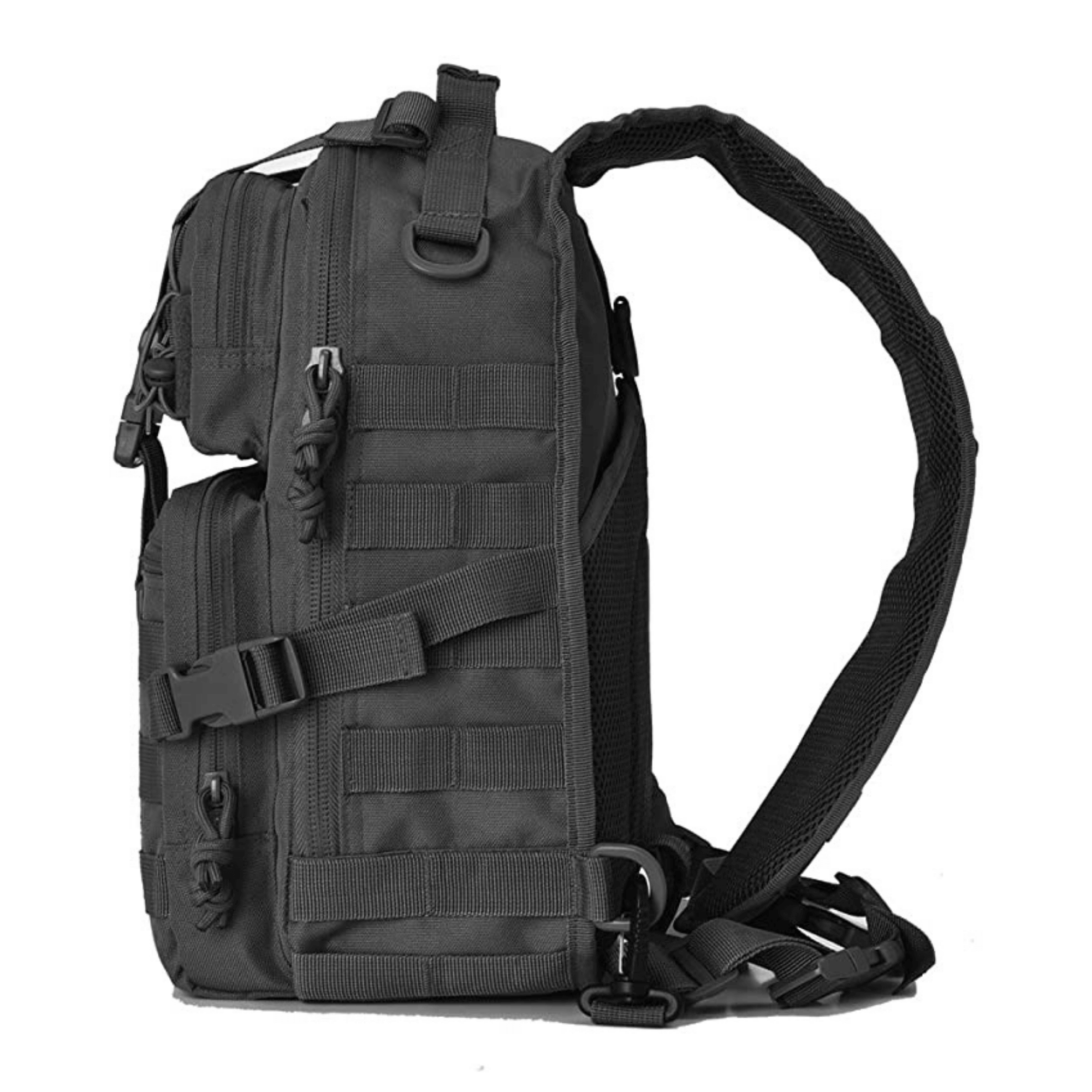 Outdoor 15L Medium Sling Range Bag: Black sling bag backpack | Fort Gregory